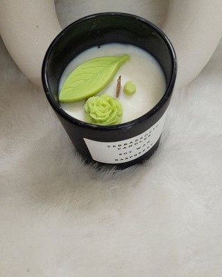 Terrazzofic Black Jar Candle