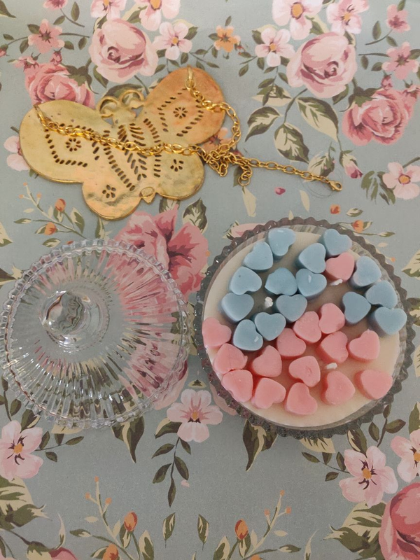 Crystal Rose Candles