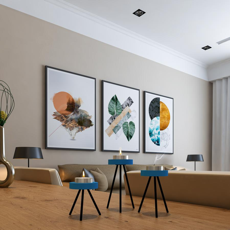 THE LAPPI COLLECTION - Three-legged candle holder set